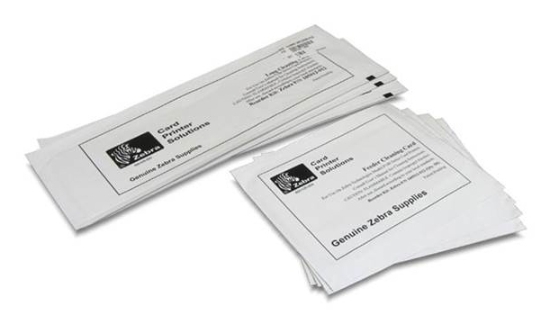 Imagen de ZEBRACARD, PRINT STATION CLEANING KIT, FOR ZXP SERIES 7 CARD PRINTERS, INCLUDES 12 FEEDER AND PRINT PATH CLEANING CARDS FOR 60,000 PRINTS