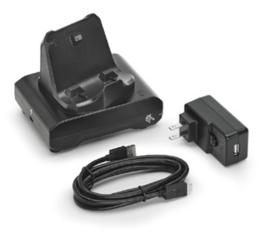 Imagen de ZEBRA AIT, ACCESSORY, 1-SLOT PRINTER DOCKING CRADLE; ZQ300/ZQ300 PLUS SERIES; INCLUDES TYPE A TO TYPE C USB CABLE AND AC TO USB ADAPTER WITH US POWER PLUG