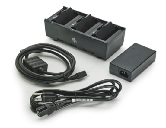 Imagen de ZEBRA AIT, ACCESSORY, 3 SLOT BATTERY CHARGER; ZQ300/ZQ300 PLUS SERIES; INCLUDES POWER SUPPLY AND US POWER CORD