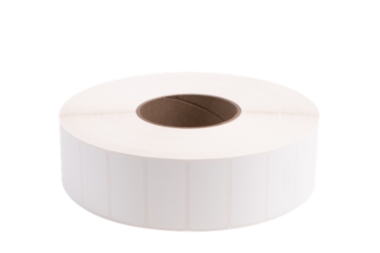Imagen de BROTHER MOBILE, 2"X1" TT SYN (POLYESTER) MATTE LABEL (USE WAX/RESIN OR RESIN RIBBON), 8"OD/3"CORE, 6,215 LABELS/ROLL, 4 ROLLS/CASE
