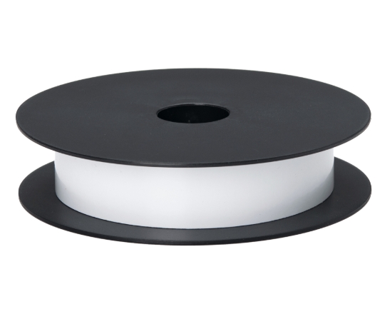 Imagen de BROTHER MOBILE, 1" WIDE TT ESD CONTINUOUS WHITE LABEL (USE BMSLPR03XX INK RIBBONS), 3MIL,5"OD/1"CORE,50FT/ROLL, 1 ROLL/UNIT