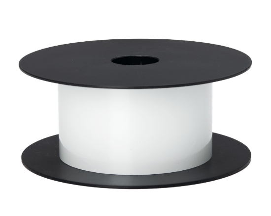 Imagen de BROTHER MOBILE, 2" WIDE TT ESD CONTINUOUS WHITE LABEL (USE BMSLPR03XX INK RIBBONS), 3MIL,5"OD/1"CORE,50FT/ROLL, 1 ROLL/UNIT