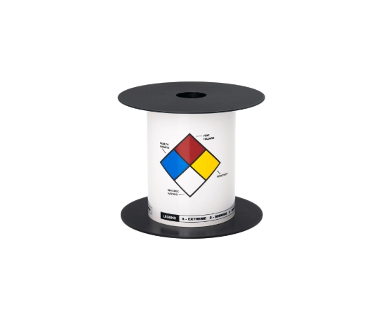 Imagen de BROTHER MOBILE, 4"X6" TT NFPA COLOR DIAMONDS WHITE LABEL (USE BMSLPR03XX INK RIBBONS), 3MIL, 5+ YEARS,5"OD/1"CORE,200 LABELS/ROLL, 1 ROLL/UNIT (WARNING: CANCER RISK FROM EXPOSURE TO BISPHENOL S (BPS)
