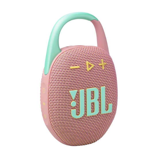 Imagen de JBL Clip 5 - Altavoz - para uso portátil - inalámbrico - Bluetooth - controlado por aplicación - 7 vatios - rosa