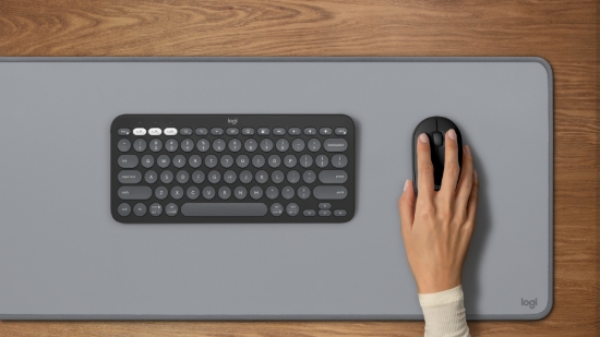 Imagen de Logitech Pebble Mouse 2 M350s - Ratón - óptico - 3 botones - inalámbrico - Bluetooth - grafito