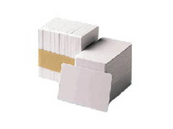 Imagen de ZEBRACARD, CONSUMABLES, WHITE PREMIER PLUS Z5 COMPOSITE WITHOUT OPTICAL BRIGHTENER CR-80 30 MIL CARD, 500 CARDS PER BOX, PRICED PER BOX