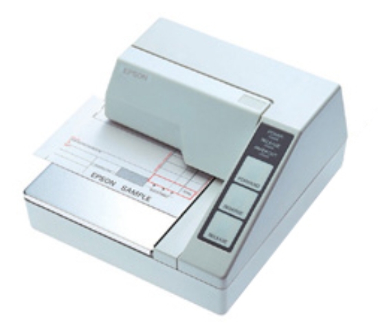 Imagen de EPSON, TM-U295-272, DOT MATRIX SLIP PRINTER, SERIAL, EPSON COOL WHITE, REQUIRES POWER SUPPLY