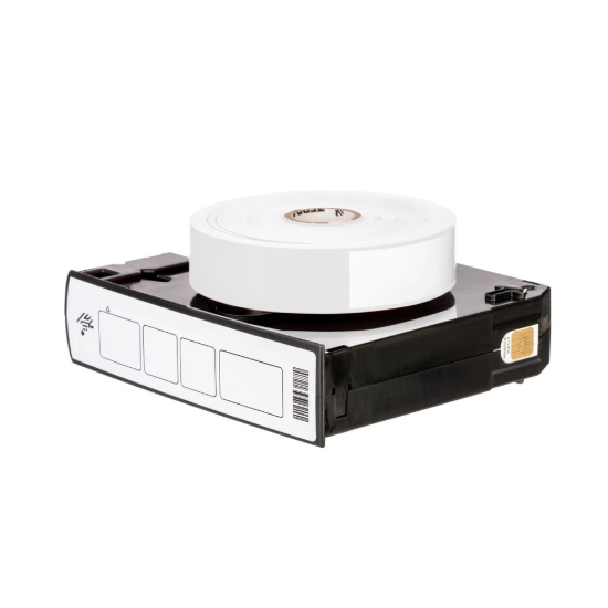 Imagen de ZEBRA, CONSUMABLES, HC100 AND ZD510 Z-BAND COMFORT POLYPROPYLENE WRISTBAND CARTRIDGE, DIRECT THERMAL, 1" X 11", PERFORATED, 300 WRISTBANDS PER CARTRIDGE, 6 CARTRIDGES PER CASE, PRICED PER CASE