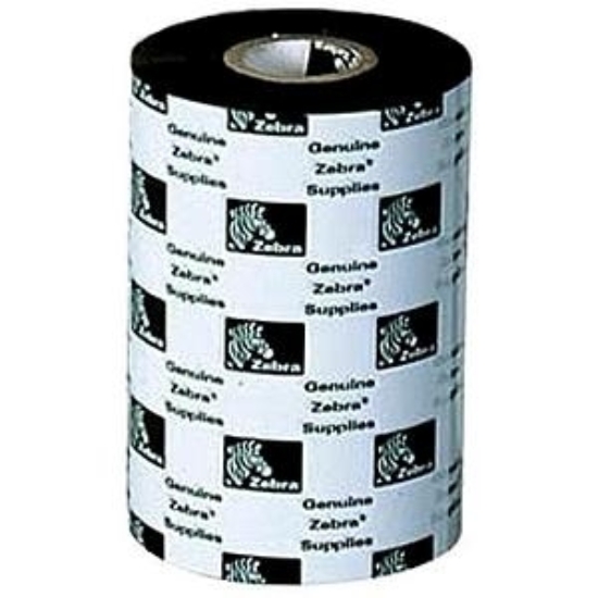 Imagen de ZEBRA, CONSUMABLES, 5555 WAX/RESIN RIBBON, 4.33" X 1476', 1" CORE, 6 ROLLS PER CASE, PRICED PER CASE