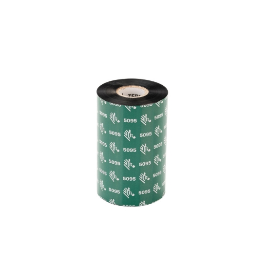 Imagen de ZEBRA AIT, CONSUMABLES, THERMAL TRANSFER RIBBON, 5095 HIGH PERFORMANCE RESIN, 3.27"(83MM) X 1476'(450M), 1"(25MM) CORE, WOUND OUT, REFLECTIVE TRAILER, 6 RPC, PRICED PER CASE