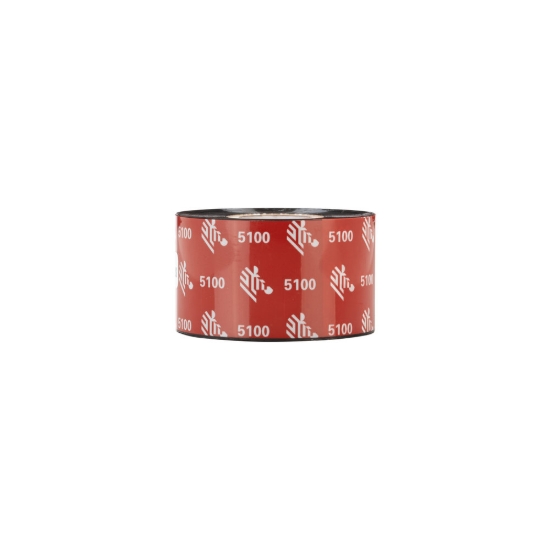 Imagen de ZEBRA, CONSUMABLES, 5100 RESIN RIBBON, 40MM, 1.57" X 1476', 1" CORE, 6 ROLLS PER CASE, PRICED PER CASE