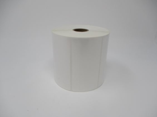 Imagen de BROTHER MOBILE, MULTIPURPOSE THERMAL TRANSFER SYNTHETIC (POLYESTER) LABEL (FOR RESIN RIBBONS), 4 IN X 2 IN, WHITE, GAP, 1 IN CORE, 5 IN OD, 1,440 LABELS/ROLL, 4 ROLLS/CASE