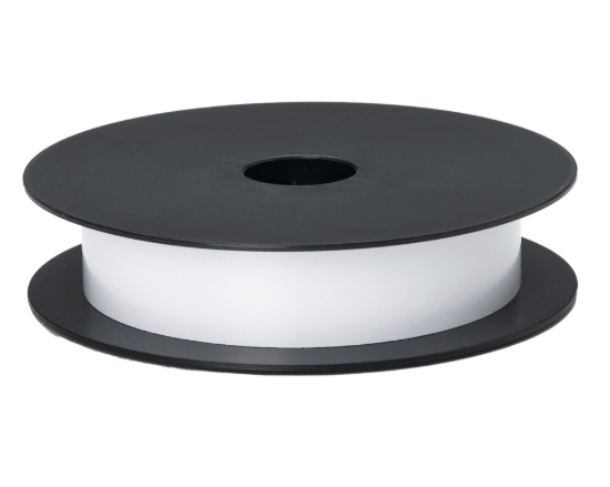 Imagen de BROTHER MOBILE, 1" WIDE TT POLYIMIDE CONTINUOUS WHITE LABEL (USE BMSLPR03XX INK RIBBONS), 2MIL, 5+ YEARS,5"OD/1"CORE,125FT/ROLL, 1 ROLL/UNIT