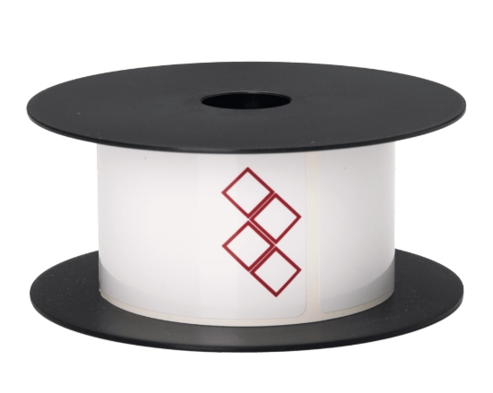 Imagen de BROTHER MOBILE, 3"X2" TT GHS 4 DIAMONDS WHITE LABEL (USE BMSLPR03XX INK RIBBONS), 3MIL, 5+ YEARS,5"OD/1"CORE,250 LABELS/ROLL, 1 ROLL/UNIT (WARNING: CANCER RISK FROM EXPOSURE TO BISPHENOL S (BPS)