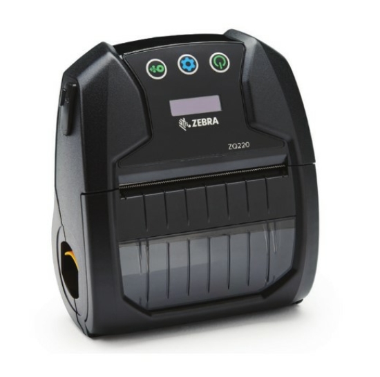 Imagen de ZEBRA AIT, PRINTER, ZQ220 PLUS, 80MM MOBILE PRINTER, RECEIPT & LABEL, BT5.0, NFC, CPCL & ESC-POS, USB CABLE AND CHARGING, BELT CLIP, ENGLISH/LATIN/CYRILLIC, GROUP L
