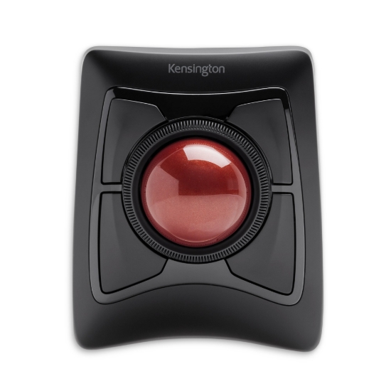 Imagen de Kensington Expert Mouse Wireless Trackball - Bola de seguimiento - diestro y zurdo - óptico - 4 botones - inalámbrico - 2.4 GHz, Bluetooth 5.0 LE - adaptador USB Bluetooth - negro