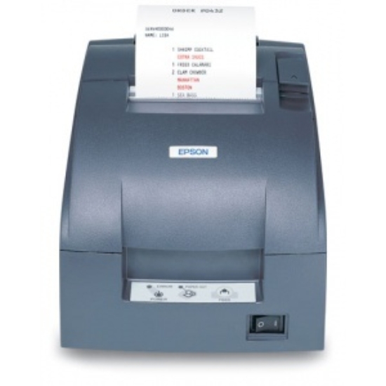 Imagen de EPSON, EOL, REFER TO C31CL26042AD, TM-U220A, DOT MATRIX RECEIPT PRINTER, USB, EPSON DARK GRAY, AUTOCUTTER & TAKE UP JOURNAL, POWER SUPPLY INCLUDED