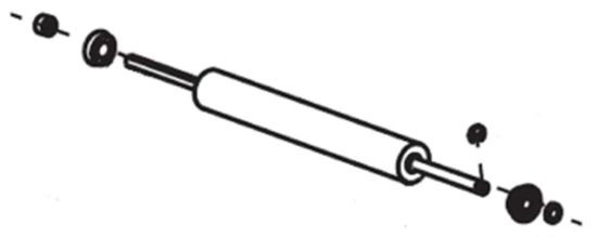 Imagen de ZEBRA AIT, EOL, PART, KIT PLATEN ROLLER OR REWIND ROLLER 170XI4