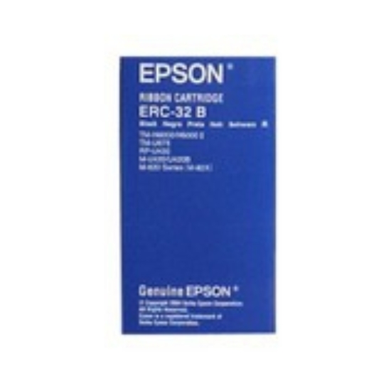 Imagen de EPSON, CONSUMABLES, ERC-32B, BLACK INK RIBBON, FOR USE IN TM-H6000, TM-U675, M-U420/820