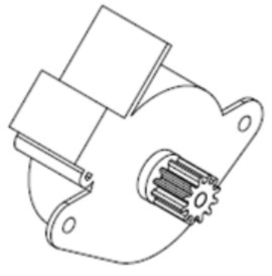 Imagen de ZEBRA AIT, TTP2000, SPARE PART, KIOSK, DRIVE MOTOR FOR TTP 2000