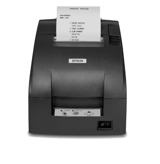 Imagen de EPSON, EOL, REFER TO C31CL28022, TM-U220D, DOT MATRIX RECEIPT PRINTER, USB (NO DM, NO HUB), EPSON DARK GRAY,NO AUTOCUTTER, POWER SUPPLY INCLUDED, REPLACES PART # C31C515A8741,