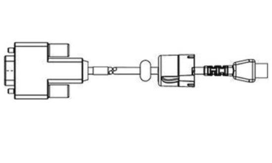 Imagen de ZEBRA AIT, ACCESSORY, KIT, QLN/ZQ6/ZQ6 PLUS SERIAL CABLE, 6' (WITH STRAIN RELIEF) PC-DB9