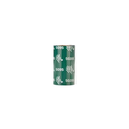 Imagen de ZEBRA, CONSUMABLES, 5095 RESIN RIBBON, 33MM X 74M, 1.3" X 244', 0.5" CORE, 12 ROLLS PER CASE