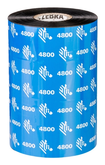 Imagen de ZEBRA, EUROPE ONLY, CONSUMABLES, THERMAL TRANSFER RIBBON 110MM 450M, 12 ROLLS PER CASE, SOLD BY CASE