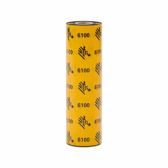Imagen de ZEBRA, CONSUMABLES, WAX/RESIN RIBBON, 3.30" X 244', 0.5" CORE, 48 ROLLS PER CASE, PRICED PER CASE