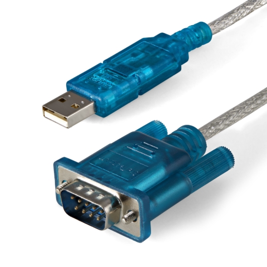 Imagen de StarTech.com Cable Adaptador de 0,9m USB a Puerto Serie Serial RS232 PC Mac Linux - 1x DB9 Macho - 1x USB A Macho - Adaptador serie - USB 2.0 - RS-232