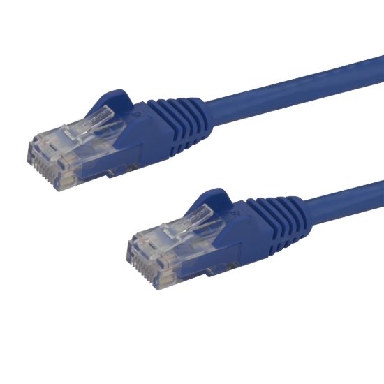 Imagen de StarTech.com 6ft CAT6 Ethernet Cable, 10 Gigabit Snagless RJ45 650MHz 100W PoE Patch Cord, CAT 6 10GbE UTP Network Cable w/Strain Relief, Blue, Fluke Tested/Wiring is UL Certified/TIA - Category 6 - 2