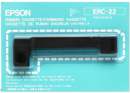 Imagen de EPSON, CONSUMABLES, ERC-22B, BLACK RIBBON, FOR USE IN M180, M-190