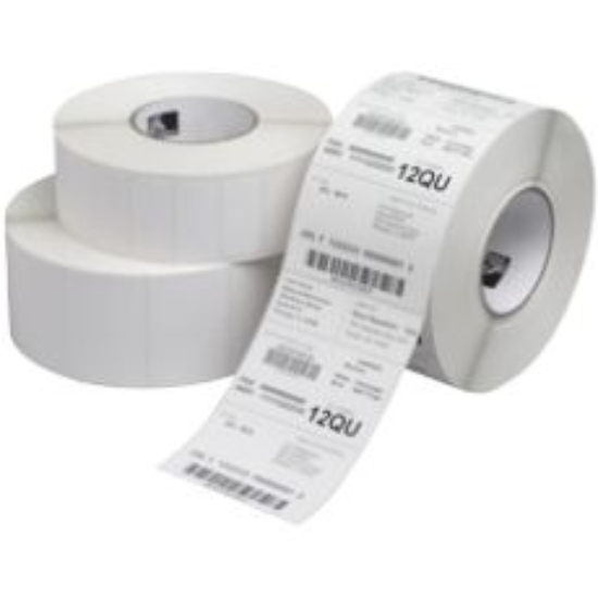 Imagen de ZEBRA, SAMPLE, 3" X 3" TT POLYPRO 3000T LABEL, 3" CORE, 100 LABELS PER ROLL