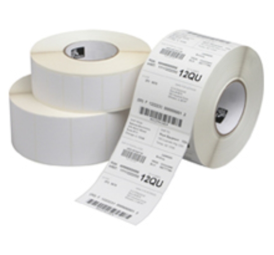 Imagen de ZEBRA, SAMPLE, 4" X 6" TT Z-PERFORM 2000T PAPER LABEL, 3" CORE, 50 LABELS PER ROLL