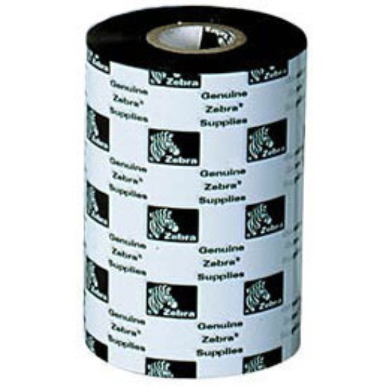 Imagen de ZEBRA, CONSUMABLES, 5555 WAX/RESIN RIBBON, 4.3" X 244', 0.5" CORE, 12 ROLLS PER CASE, PRICED PER CASE