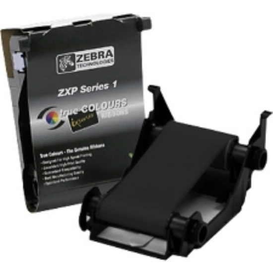 Imagen de ZEBRACARD, LOAD-N-GO MONOCHROME RIBBON FOR ZXP SERIES 1 CARD PRINTER, BLACK, 1000 IMAGES PER ROLL