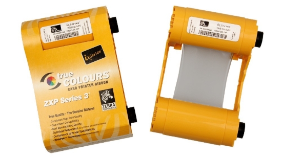 Imagen de ZEBRACARD, IX SERIES HIGH CAPACITY COLOR RIBBON FOR ENHANCED ZXP SERIES 3, YMCKO, 280 IMAGES PER ROLL, PRICED PER ROLL
