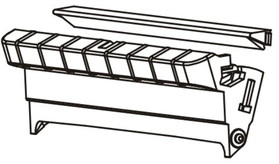 Imagen de ZEBRA AIT, G SERIES, SPARE PART, KIT, FRONT BEZEL DISPENSER, DT