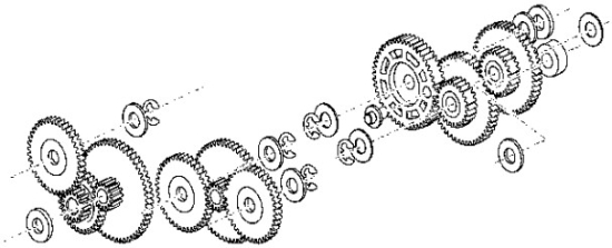 Imagen de ZEBRA AIT, PART, KIT DRIVE GEARS TTP21X0