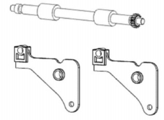 Imagen de ZEBRA AIT, SPARE PART, KIT PLATEN ROLLER KR