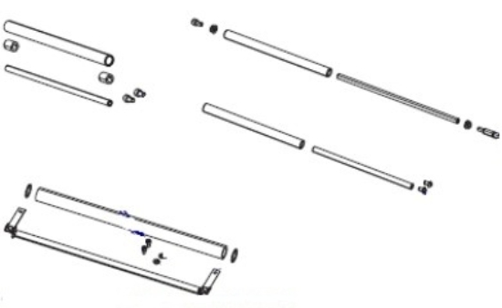 Imagen de ZEBRA AIT, PART, KIT, RIBBON ROLLERS 220XI4