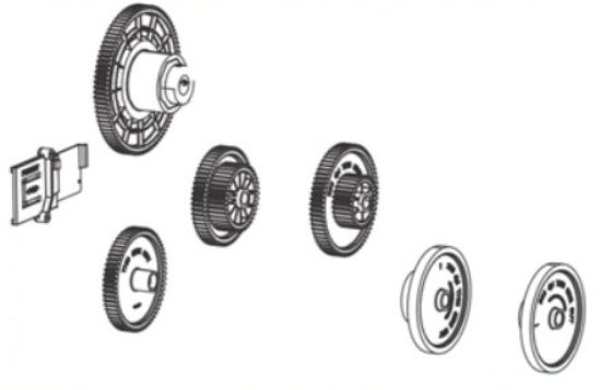 Imagen de ZEBRA AIT, PART, KIT DRIVE GEARS ZT200 SERIES ONLY FOR SERIAL NUMBERS LESS THAN TT143103477