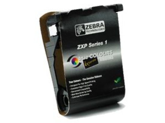 Imagen de ZEBRACARD, LOAD-N-GO COLOR RIBBON FOR ZXP SERIES 1/2CARD PRINTER, YMCKO, 400 IMAGES PER ROLL