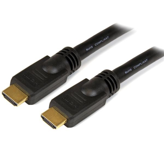 Imagen de StarTech.com Cable HDMI de alta velocidad 5m - 2x HDMI Macho - Negro - Cable HDMI - HDMI macho a HDMI macho - 12.2 m - doble blindado - negro - para P/N: HDBOOST, VS410HDMIE