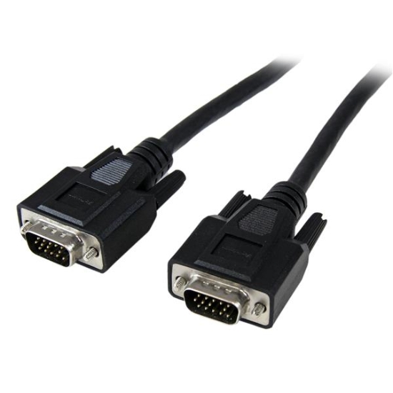 Imagen de StarTech.com 35 ft Plenum-Rated Coax High Res Monitor / Projector VGA Cable - Cable VGA - HD-15 (VGA) (M) a HD-15 (VGA) (M) - 10.7 m - moldeado, plenum - negro