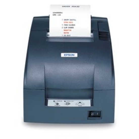 Imagen de EPSON, EOL, REFER TO C31CL27032, TM-U220B, DOT MATRIX RECEIPT PRINTER, ETHERNET (E04), EPSON DARK GRAY, AUTOCUTTER, ADAPTER C POWER SUPPLY INCLUDED, REPLACES C31C514667
