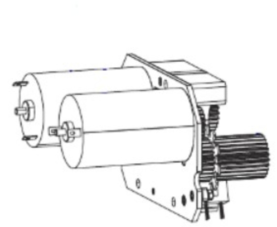Imagen de ZEBRA, PART, KIT RIBBON DRIVE SYSTEM NEW DESIGN ZE500 RH SERIES. THIS ITEM IS ONLY FOR RH ZE500 PRINTERS THAT CURRENTLY HAVE RIBBON DRIVE MOTOR 44197-505 INSTALLED