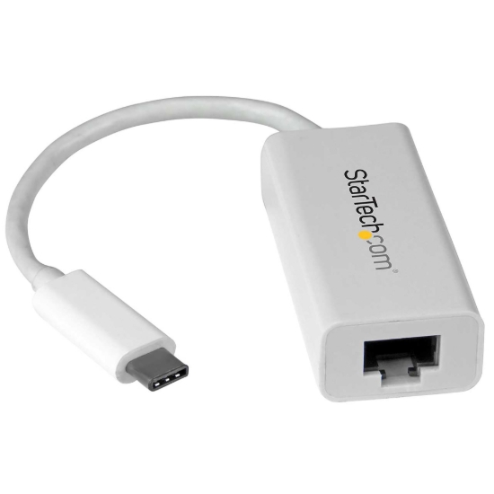 Imagen de StarTech.com Adaptador de Red Gigabit USB-C - USB 3.1 Gen 1 (5 Gbps) - Blanco - Adaptador de red - USB-C - Gigabit Ethernet - blanco