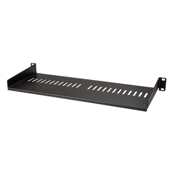 Imagen de StarTech.com Bandeja Estante Ventilado de 1U para Armario Rack de Servidores - de 7 Pulgadas de Profundidad - Estante para bastidor - negro - 1U - 7"