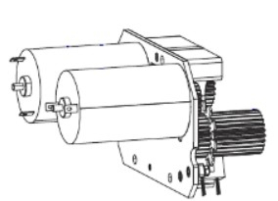 Imagen de ZEBRA AIT, PART, KIT RIBBON DRIVE SYSTEM CONVERSION TO NEW DESIGN ZE500 LH SERIES. FOR UNITS WITH RIBBON DRIVE MOTOR 44197-102 AND RIBBON CONTROL PCBA 57311-002 INSTALLED, INSTALL ALL INCLUDED PARTS